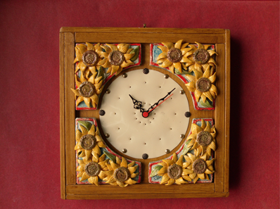 Orologio con Girasoli